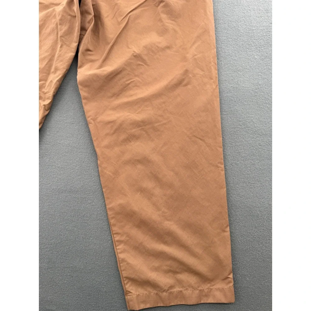 Jordan Cargo Pants Mens Large Tan Woven Drawstring Jumpman Logo Pockets Utility